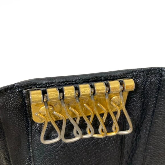 Miumiu Black Leather Key Case bran-116-090325 - Picture 7 of 9